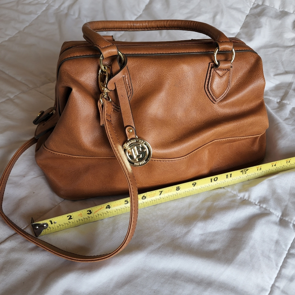 London Fog Vegan Leather Satchel